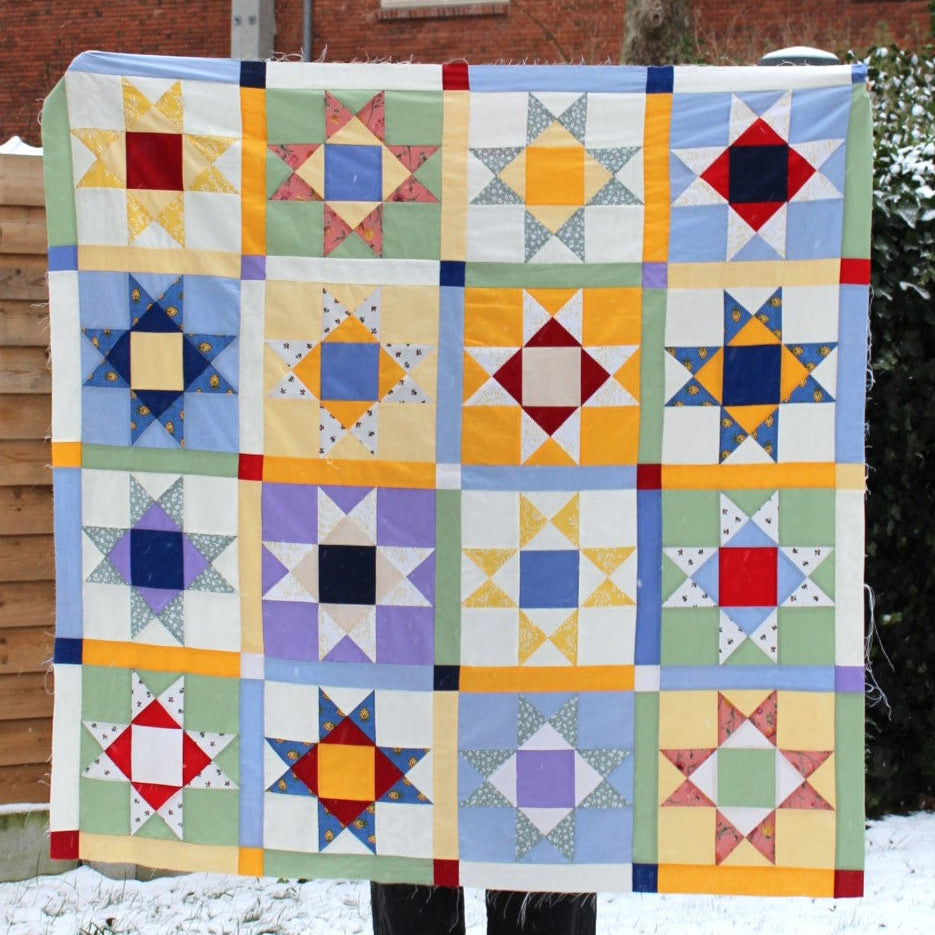 Starburst Quilt Top Guide: For Beginners